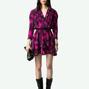 Zadig & Voltaire Rogers Silk Dress 100% Silk!